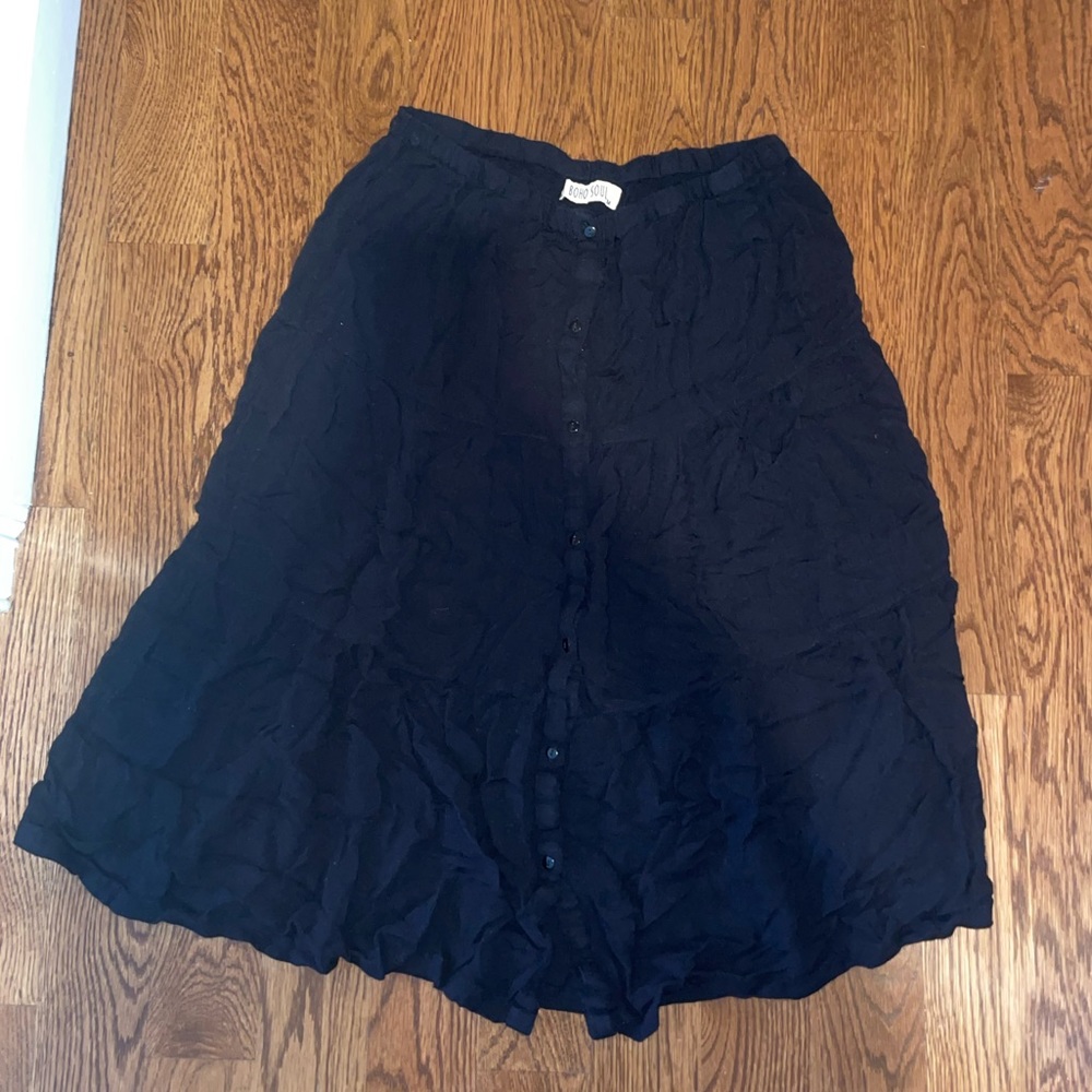 Black knee length skirt!